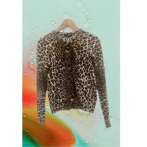 Dolce & Gabbana Leopard Print Cardigan